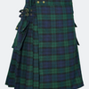 Black Watch Tartan Utility Kilt – Traditional Scottish Highland Wear