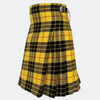 Yellow Tartan Kilt – Featuring classic pleats and a flattering Tuba silhouette